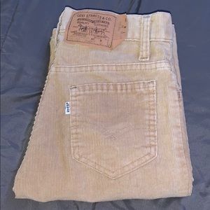 Levi Strauss Tan Corduroy Pants